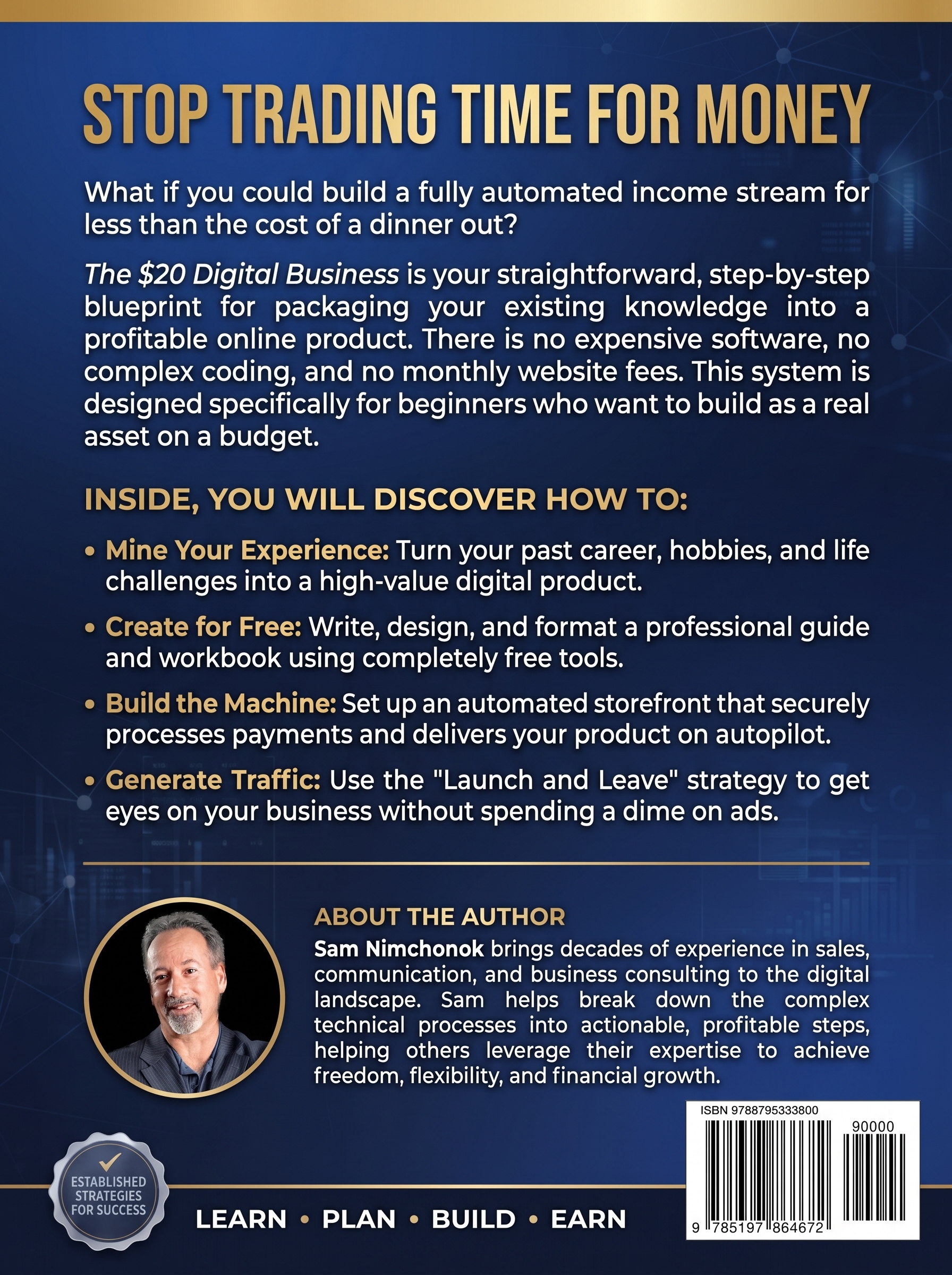 The $20 Digital Business Back Cover